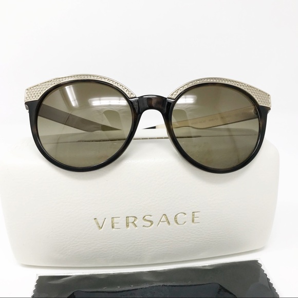 Versace Accessories - NWOT Versace 4330 Havana Metal Frame Sunglasses